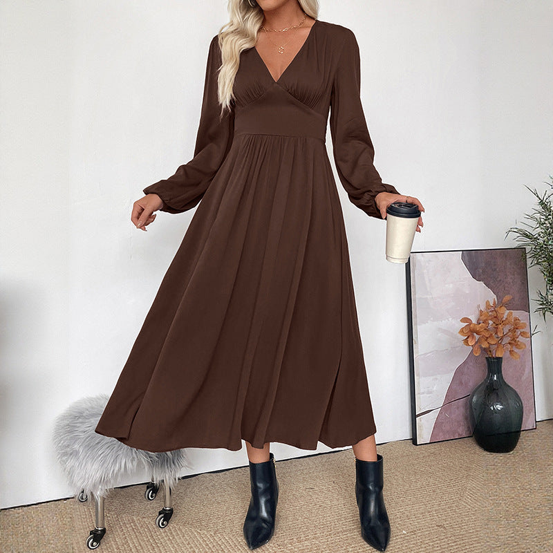 Autumn New Elegant Retro Style Skirt Waist-tight