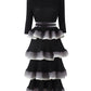 Women's Polyester Niche Exquisite Pleated Dress