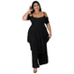 Arrival Solid-color Camisole Two-piece Set