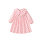 Robe à manches longues en coton pour enfants, imprimée