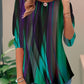 Women's Clothing Digital Printed Round Neck Loose Long Sleeve Top