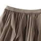 Women's Fashion Ruffles Yarn Skirt
