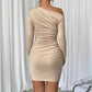 Robe à manches longues confortable et décontractée pour femme