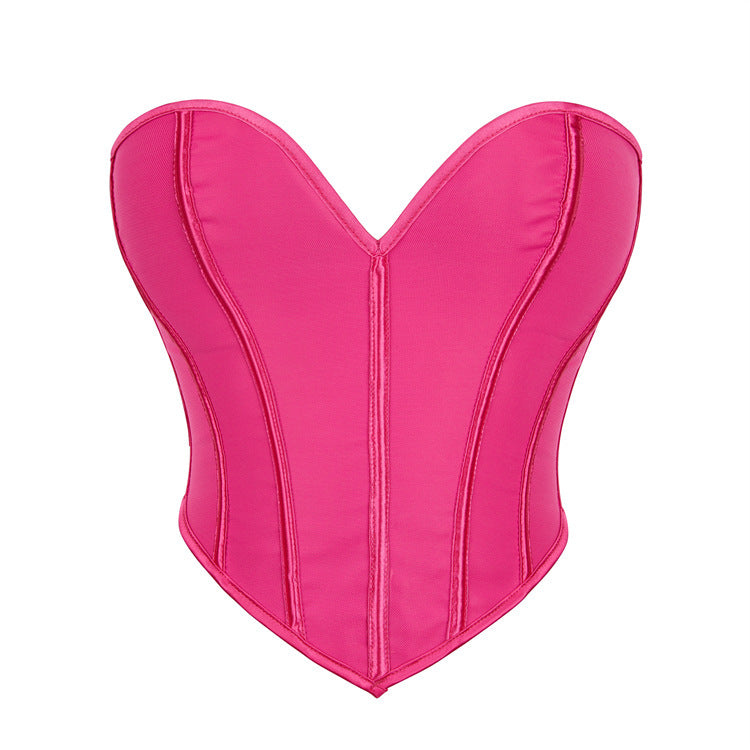 Women's Black Matte Tube Top