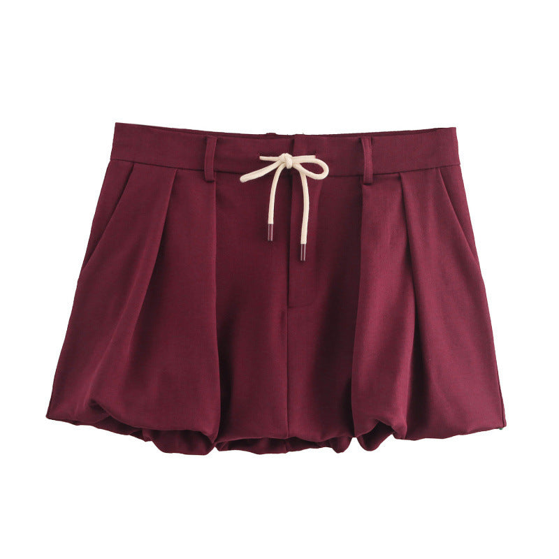 European And American Fashion Zipper Pocket Jacket Jacket Short Skirt