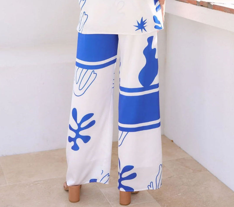 Ladies New Lapel Casual Fashion Personalized Set