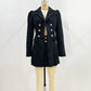 Solid Color Commute Blazer Collar Coat Waist-slimming Dress Suit