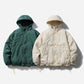 Outdoor White Duck Hooded Jacket Loose Down Jacket