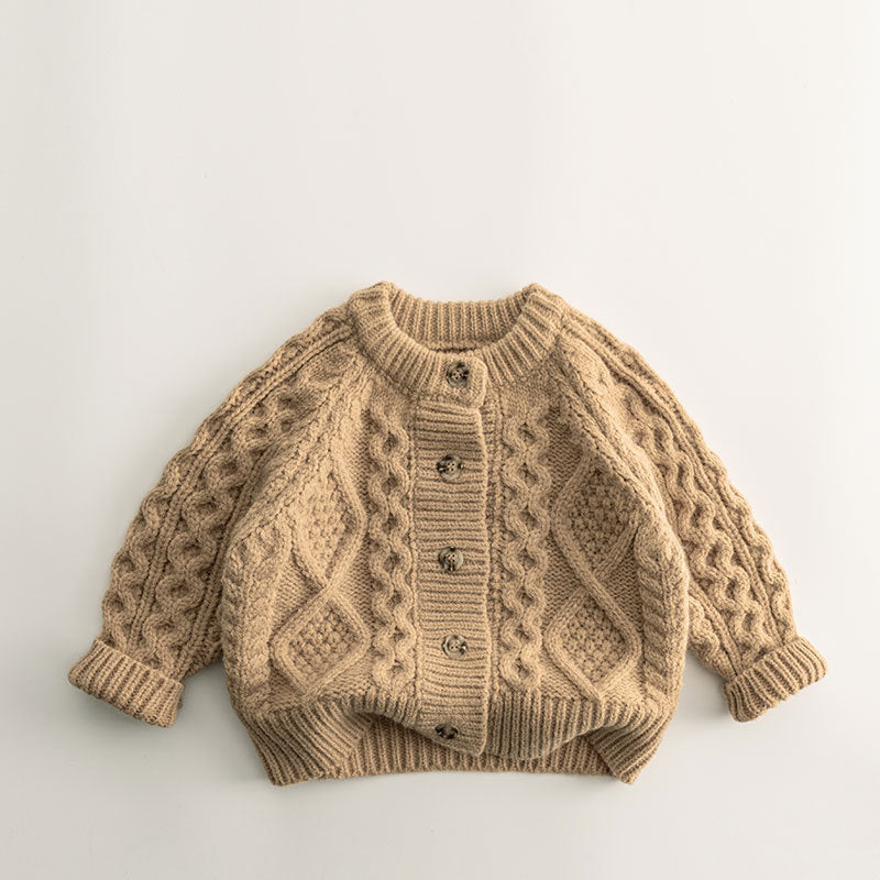 Pull tricoté style bébé Idle, manteau épais
