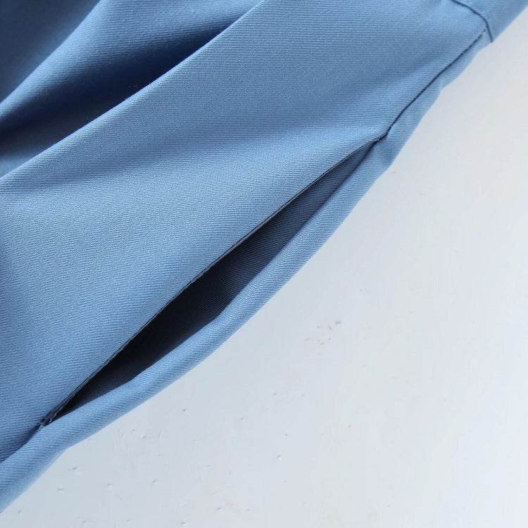 Pantalon slim droit décontracté pour femme