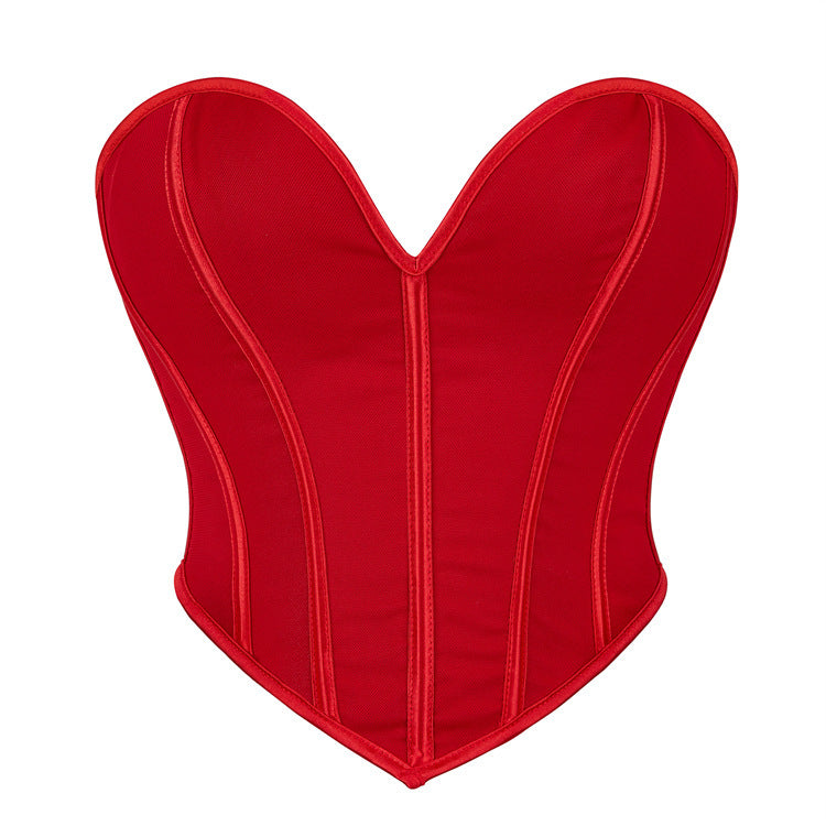 Women's Black Matte Tube Top