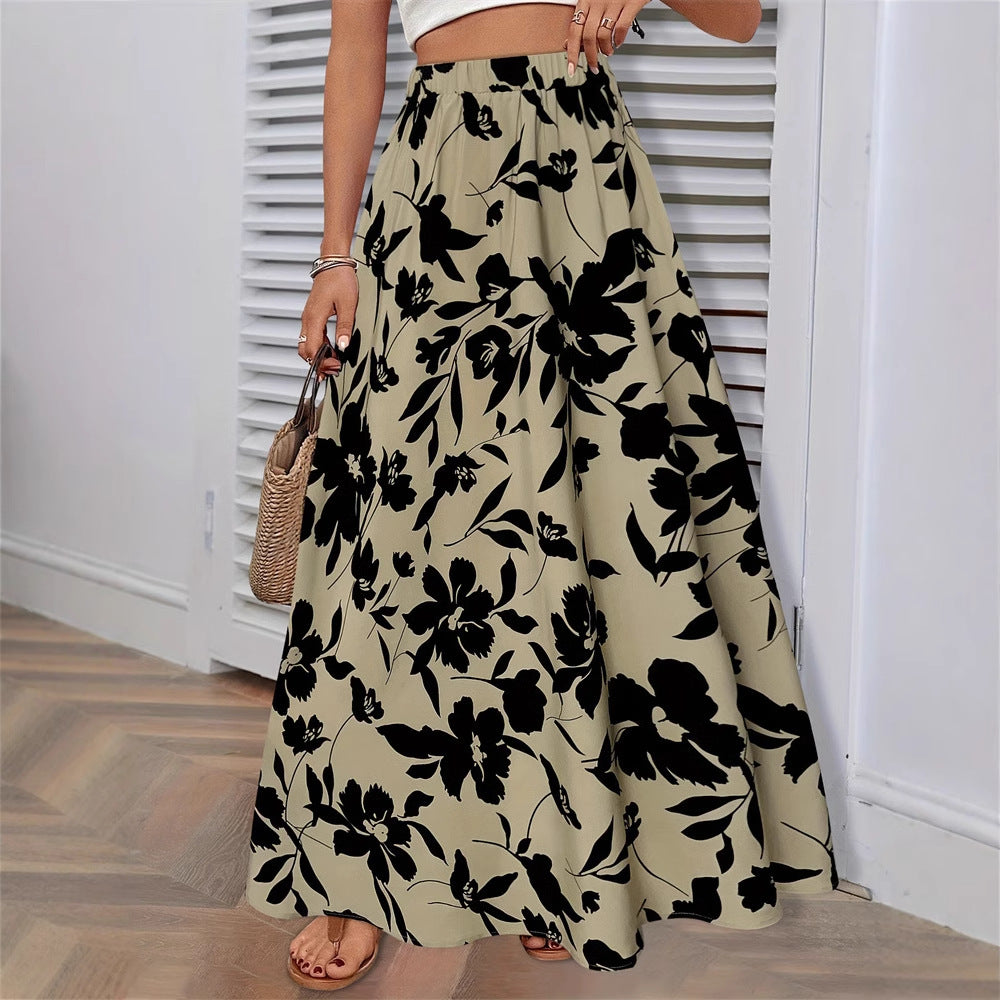 Elegant Professional-ready Draped Pleated Skirt For Women