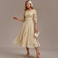 Round-neck Cross-border Spliced Elegant Lace Dress