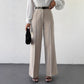 Temperament High Waist Slimming And Straight Casual Trousers