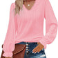 European And American Style Women V-neck T-shirt