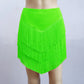 Women's SkirtLatin Dance Tassel Skirt For Women's Adult Short Skirt