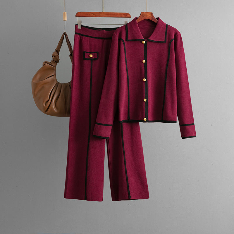 Knitted Fashion Suit Women's Casual
