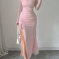 Ladies Fashion Slim Knit Dress