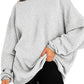 Pull à capuche ample surdimensionné pour femme