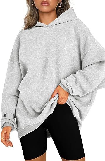 Pull à capuche ample surdimensionné pour femme