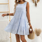 Women's Loose Casual Elegant Sleeveless Plaid Dress