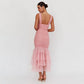 Patchwork Suspender Dress