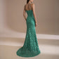 Elegant Lace Mermaid Evening Gown For Banquets