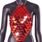 Women's Fashion Love Acrylic Paillette Vest
