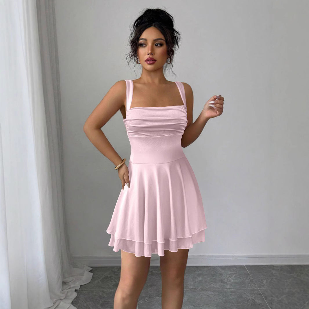 Fashionable Casual Sleeveless Strap Womens Dress