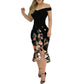 Women's Fashion Graceful Personality Ruffled Dress