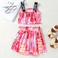 Hatless Cartoon Skirt Set Leggings Spring