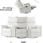 360  Swivel Rocking Recliner Chair, Nursery Glider, Modern Small Rocker