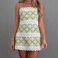 Personality-fringed Spaghetti-strap Tube-top Slim-fit Linen Dress