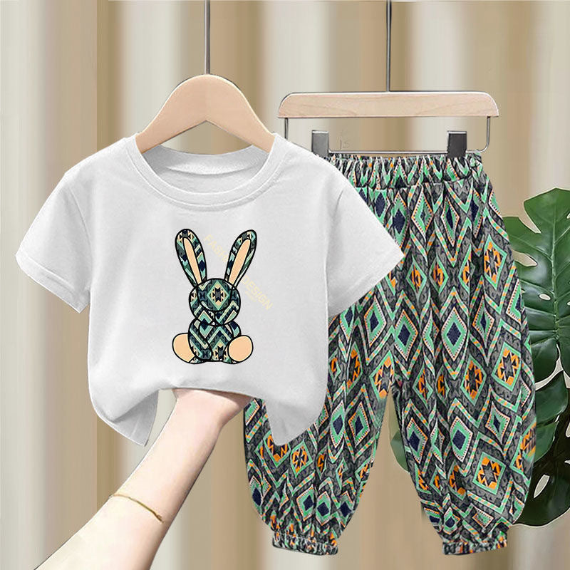 Children's Summer Thin T-shirt Blouse And Pants