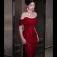 Women's Shiny Banquet Host Dress