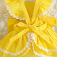 Bow Princess Harper Baby Sweet Lotus Edge Jumpsuit