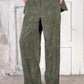 Casual Commuting Corduroy Blazer & Pants Set