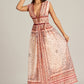 Vacation Style Vintage Printed Long Dress