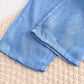 European And American Fashion Girls Smocking Top Wide Leg Pants Two-piece Suit