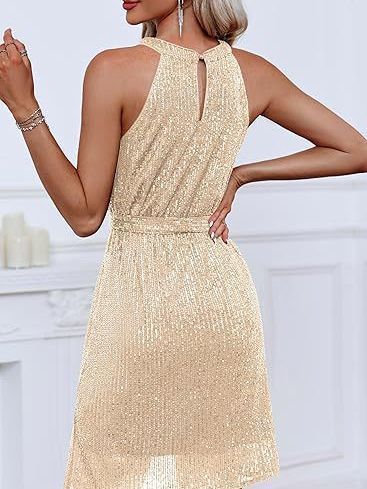 Vêtements pour femmes, robes à paillettes, mode