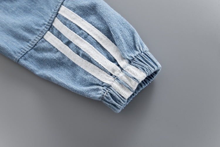 Ensemble trois pièces en denim pour enfants