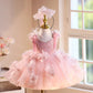 Children's Beautiful Dress Girls' Piano Playing Umbrella Princess Dress