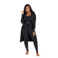 New Autumn And Winter Women's Clothing Fashion Coat And Trousers Three-piece Suit