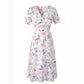 Summer New Bohemian V-neck Printed Dress
