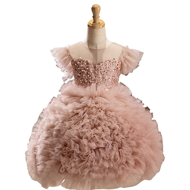 New Host Pettiskirt Birthday Costume For Piano Performance