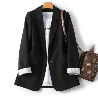 Casual Temperament Wild Commuter Professional Tailored Suit Top