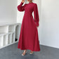 Holiday Leisure Style A- Line High Waist Dress Women's Clothing