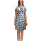 French-style Fashionable Puff-sleeved Floral Dopamine-chic Dress