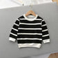 Fashion Children's Striped Pullover Long-sleeved T-shirt