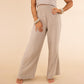 Slim-fit Slimming Solid Color Casual Trousers